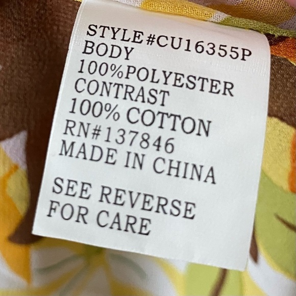 NWT Hawaiian Floral Tassel Kimono Medium - Picture 6 of 8